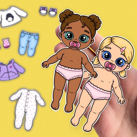 Pin on Paper crafts for kids Kids Paper Crafts, Printable Paper Dolls, Free Printable Paper Dolls, Baby Gril, Doll House Pets, Barbie Paper Dolls, Paper Dolls Clothing, Hello Kitty Crafts, Paper Doll House