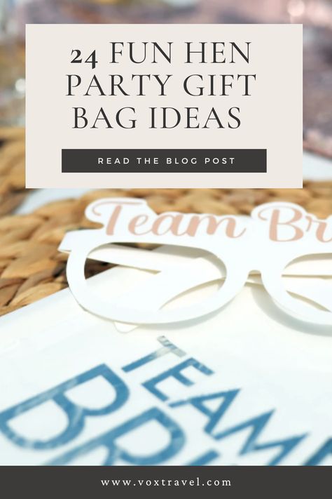 Party Gift Bag Ideas Everyone Will Adore! 🎉

#VoxTravel #HenPartyIdeas #HenDoGifts #PartyGiftBags #BridalShowerFavors #BacheloretteParty #HenPartyPlanning #BridalPartyGifts #HenDoInspiration #BridalSquad #HenDoFun #BacheloretteFavors #WeddingPartyGifts #HenPartyFavors #BrideTribeGifts #BridalShowerIdeas #HenDo2024 #PartyFavorIdeas #HenWeekendFun #PersonalizedGiftIdeas #HenPartyMustHaves Party Gift Bag Ideas, Gift Bag Ideas, Personalized Lip Balm, Bridal Squad, Hen Party Gifts, Bachelorette Favors, Mini Champagne, Personalized Gift Bags, Cute Frames