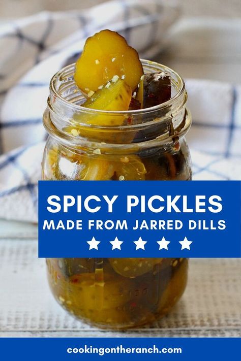 Pickles Refrigerator, Sweet And Spicy Pickles, Sweet Hot Pickles, Spicy Pickle Recipes, Refrigerator Pickle Recipes, Easy Pickling Recipes, Hot Pickles, Dill Pickle Recipe, Best Pickles