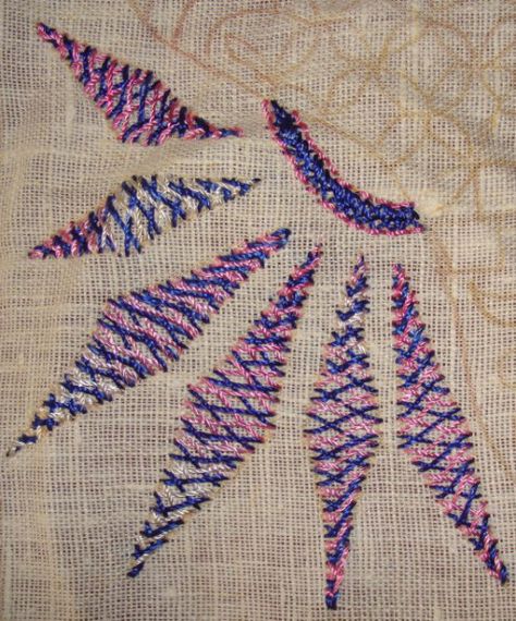 26.120.dhbonest-1 Double Herringbone Stitch Embroidery, Herringbone Stitch Embroidery, Double Herringbone, Herringbone Stitch, Embroidery Stitch, Different Stitches, Hand Embroidery Projects, Creative Embroidery, Simple Embroidery