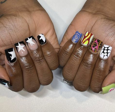 College Nails, Mens Nails, Retro Nails, Acrylic Toes, Hard Nails, French Tip Acrylic Nails, Glamorous Nails, Short Square Acrylic Nails, Long Acrylic Nails Coffin