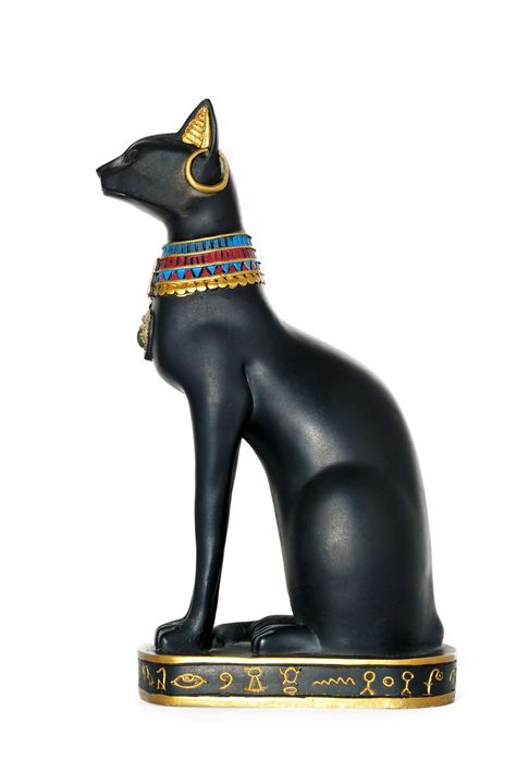 Cats In Ancient Egypt, Egypt Cat, Egyptian Cats, Cute Cat Illustration, Egyptian Cat, Cat Stock, Egyptian Culture, Cat Statue, Cat Facts