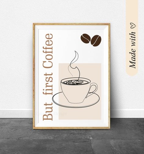 Check out this item in my Etsy shop https://www.etsy.com/listing/1355844481/but-first-coffee-coffee-print-coffee Coffee Shop Prints, Coffee Shop Artwork, Coffee Shop Wall Art, Coffee Shop Wall, Coffee Canvas, Coffee Printable, Coffee Printables, Wall Art Coffee, Poster Coffee