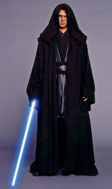 Darth Vader Before The Armor Computer Illustration, Jedi Robe, Sith Lords, Anakin Vader, Revenge Of The Sith, Star Wars Background, Cosplay Inspiration, Star Wars Anakin, The Sith