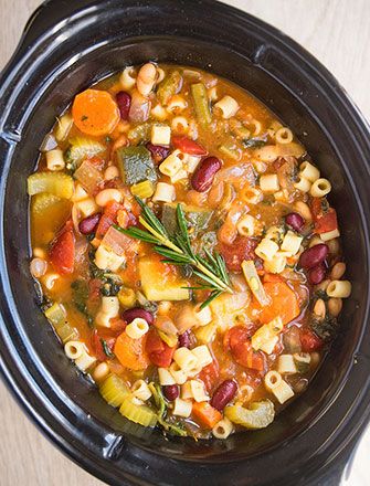 Agave Recipes, Minestrone Soup Slow Cooker, Slow Cooker Minestrone Soup, Slow Cooker Minestrone, Easy Minestrone Soup, Easy Minestrone, Beet Borscht, Italian Tortellini, One Pot Recipes