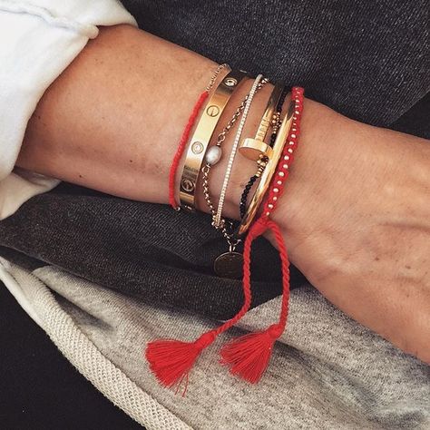 it's all in the details Arm Party, Cartier Love Bracelet, Jewelry Inspo, Love Bracelets, Arm Candy, Bracelet Stack, Silver Bracelets, Fashion Boots, Cartier