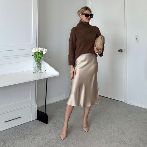 100% Washable Silk Skirt curated on LTK Silk Skirt Wedding Guest, Tan Silk Skirt Outfit, Gold Silk Skirt Outfit, Beige Silk Skirt Outfit, Champagne Skirt Outfit, Champagne Satin Skirt Outfit, Champagne Silk Skirt, Beige Silk Skirt, Cream Silk Skirt