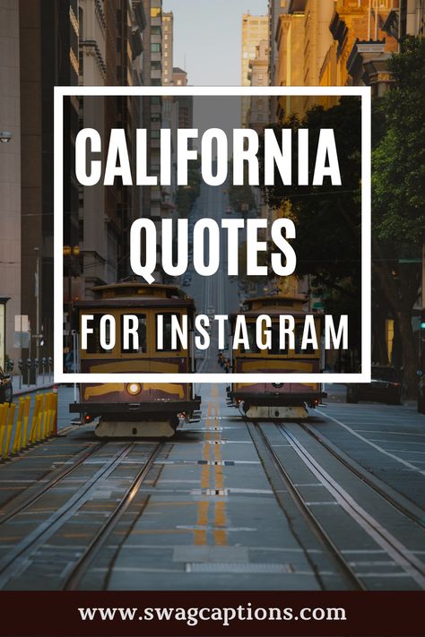 If you're looking for the best captions to describe your amazing time in California, look no further. We've gathered a list of some of our favorite quotes that will help you capture the essence of this beautiful state. So go ahead and start snapping some photos, and don't forget to use these captions! #californiacaptions #californiaquotes #california #losangeles #usa #newyork #love #photography #la #sandiego #texas #florida #sanfrancisco #travel #cali #miami #music #art #bayarea California Quotes Instagram, California Captions Instagram, California Quotes, Weekend Getaway California, Vacation Captions, Best Captions, Of Captions, California Pictures, Sausalito California