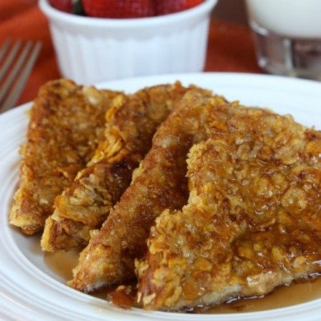 Crunchy French Toast, Homemade French Toast, Tastes Better From Scratch, Kouign Amann, French Toast Breakfast, What's For Breakfast, Corn Flakes, French Toast Recipe, Toast Recipes