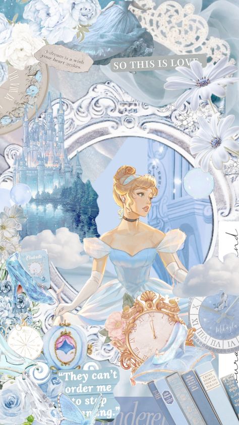 Cinderella Collage, Cinderella Cartoon, Beautiful Disney Quotes, Cinderella Wallpaper, Cinderella Aesthetic, Royal Wallpaper, Disney Princess Artwork, Wallpaper Iphone Disney Princess, Disney Princess Quotes