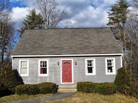 Cape Cod Curb Appeal, Cape House Exterior, Cape Cod Renovation, Fairfield Connecticut, Garage Door Types, Garage Door Styles, Cape Cod Style House, Carriage Doors, Cape Cod Style