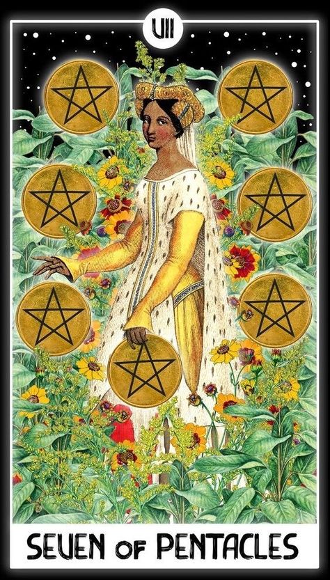 7 Of Pentacles, Night Goddess, Mystical Landscapes, Divine Feminine Energy, Pentacles, Spiritual Power, Rider Waite, Personal History, American Southwest