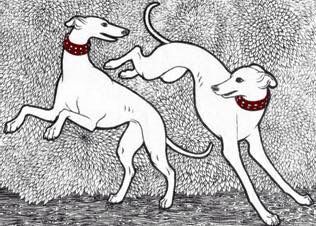 Grey Hound Illustration, Greyhound Running Drawing, American Traditional Greyhound Tattoo, How To Draw A Greyhound, Running Greyhound Tattoo, Grey Hound Tattoo, Medieval Greyhound, Whippet Illustration, Whippet Drawing