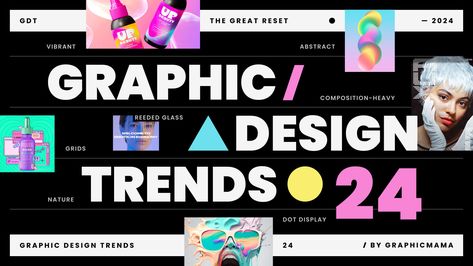 Graphic Design Trends 2024 - The Great Reset | GraphicMama Current Graphic Design Trends, Ui Ux Design Trends, Latest Graphic Design Trends, Ux Design Trends, Website Design Trends, Visual Design Trends, Ui Design Trends, Digital Design Trends, Web Trends