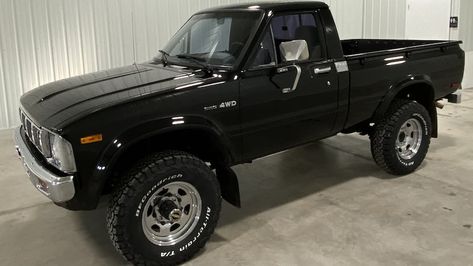 1981 Toyota SR5 Pickup | F86 | Las Vegas 2020 86 Toyota Pickup 4x4, 1980 Toyota Pickup, Black Toyota, Toyota Pickup 4x4, Lexus Gx 460, Pickup Trucks For Sale, Retirement Life, Tacoma Truck, Car Sick