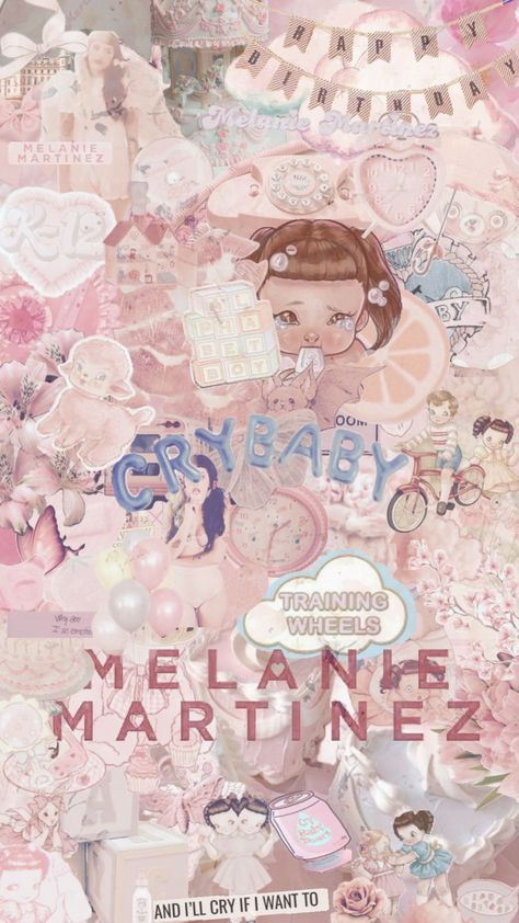 Melanie Martinez Collage Wallpaper, Melanie Martinez Hello Kitty, Melanie Martinez Wallpaper Laptop, Melanie Martinez Collage, Melanie Wallpaper, Melanie Martinez Inspired Outfits, Collage Wallpapers, Pretty Wallpaper Ipad, Melanie Martinez Drawings