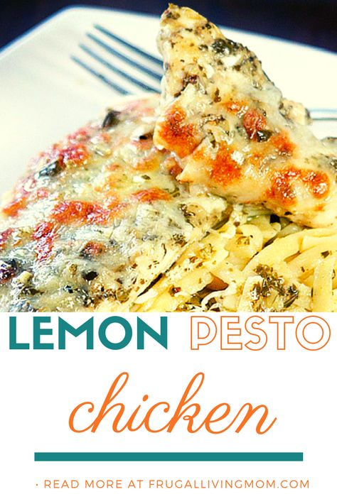 Leftover Pesto Chicken Recipes, Lemon Pesto Chicken, Chicken Freezer, Chicken Freezer Meals, Lemon Pesto, Freezable Meals, Prep Meals, Homemade Pesto, Freezer Meal