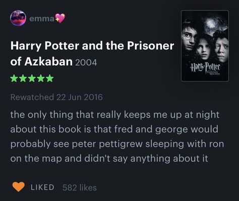 Letterbox Aesthetic, Letterbox Reviews, Letterboxd Reviews Funny, Peter Pettigrew, Potter Aesthetic, The Prisoner Of Azkaban, Prisoner Of Azkaban, Harry Potter Aesthetic, Letter Box