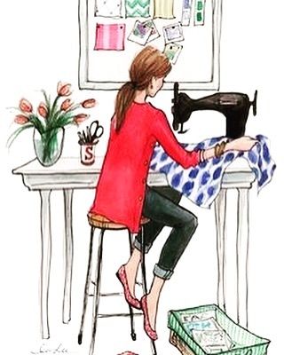 Mend Not Spend. Save Money, Work Less, Have More Time. Siluete Umane, Sew Ins, 자수 디자인, Sewing Art, Karakter Anime, Sewing Room, Fashion Sketches, Fashion Drawing, Sewing Machine