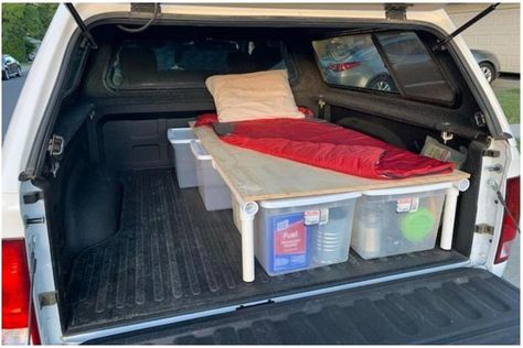 Sleeping Platform Truck Bed - Etsy Australia Couch Console, Truck Bedroom, Custom Console Table, Kangoo Camper, Truck Bed Storage, Truck Bed Camping, Truck Bed Camper, Suv Camping, Camping Diy