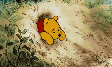 via GIPHY Winnie The Pooh Gif, Winnie The Pooh Cartoon, Winnie The Pooh Quotes, Winnie The Pooh Friends, Disney Dreams, Pooh Quotes, Christopher Robin, Disney Friends, Disney Favorites