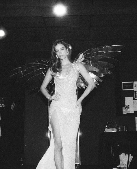 CR Fashion Book | "It's proof that I am half an angel," says @realbarbarapalvin ⁠ ⁠ Are you ready for what's in store at the 2024... | Instagram Barbara Palvin Victoria Secret, Santa Claus Outfit, Celebrity Photographers, Victoria Secret Makeup, Vs Fashion Shows, Victoria's Secret Fashion Show, Bias Cut Dress, Victoria's Secret Angel, Fashion Book