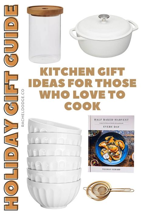 Here are the best kitchen gifts for the cooks on your list! Make Christmas shopping easy with this gift guide for your favorite aspiring chef. gift guide kitchen. holiday gift guide kitchen. gift guide for kitchen. gift ideas for cooks. Christmas gift ideas for cooks. Gifts For A Chef, Kitchen Gift Ideas, Top Kitchen, Half Baked Harvest, Gifts For Cooks, Kitchen Gift, Kitchen Tops, Kitchen Gifts, Christmas Gift Ideas