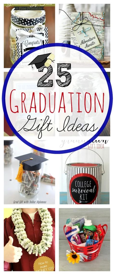 25 Graduation Gift Ideas-These great gifts for grads are a fun way to celebrate the big occasion! Great graduation gift ideas for anyone. #graduation #gradgifts #graduationideas #gifts Creative Graduation Gifts, Gift Ideas For Anyone, Graduation Gifts For Guys, College Grad Gifts, Diy Graduation Gifts, Best Graduation Gifts, Graduation Gift Ideas, Unique Graduation Gifts, High School Graduation Gifts