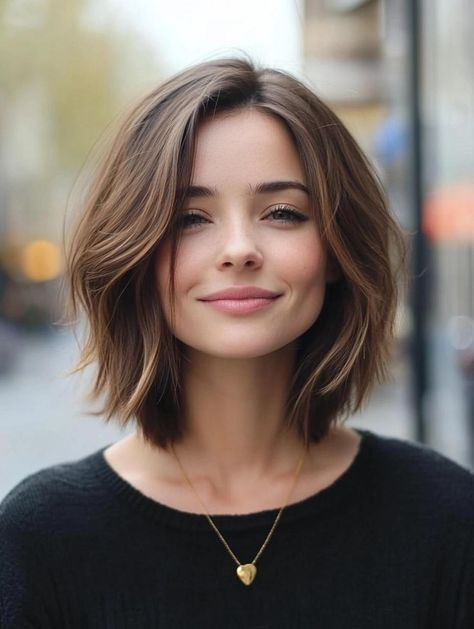 Discover the Best Bob Haircuts for Thick Hair to Showcase Your Volume Haircut For Short Neck, Long Bob Thick Hair, Thick Hair Bob Haircut, Bob Haircuts For Thick Hair, Pretty Short Hair, Haircuts For Thick Hair, Curly Pixie Haircuts, Best Bob Haircuts, Short Dark Hair