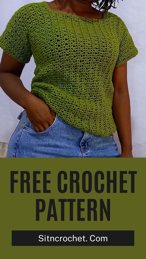 Crochet Summer Tops Free Patterns, Crochet Shirt Free Pattern, Crochet Shirt Pattern, Crochet Blouse Free Pattern, Crochet Tunic Pattern, Crochet Store, Crochet Cardigan Pattern Free, Crochet Sweater Pattern Free, Crochet Ladies Tops