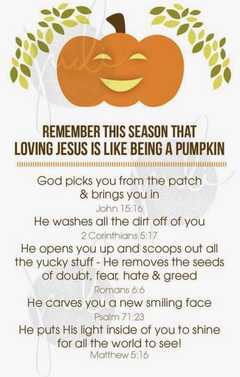 Pumpkin Salvation Story, M&m Bible Lesson, Sunday School Pumpkin Lesson, Pumpkin Children's Church Lesson, Pumpkin Christian Craft, Christian Thanksgiving Traditions, Being A Christian Is Like A Pumpkin, Christian Fall Activities, Fall Devotions For Kids