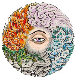 Google Image Result for http://www.bellaterreno.com/art/images/sitegraphics/elemental_eye.gif 5 Elements Of Nature, Bike Shelter, Mother Nature Tattoos, Elements Tattoo, 4 Element, Elemental Magic, Fire And Water, 4 Elements, 5 Elements