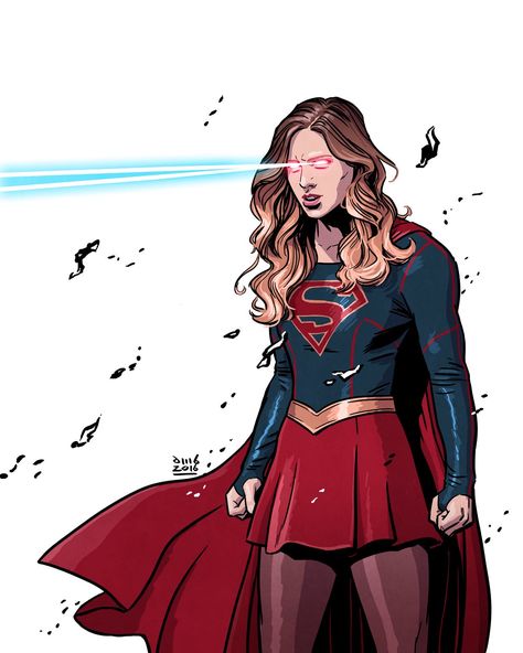 Supergirl Drawing, Drawing Zombie, Supergirl Tv, Kara Danvers Supergirl, Supergirl Comic, Melissa Supergirl, Supergirl Dc, Univers Dc, Supergirl And Flash