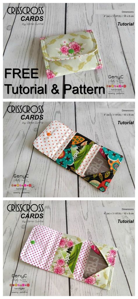 If you have only got time for a quick sew then this project will be ideal for you. The Crisscross Cards Pouch is a very simple small pouch with 2 card slots. If you click below you will be able to download the FREE tutorial and basic pattern. Fat Quarter Projects, Trendy Sewing Patterns, Modern Bag, Sew Ins, Trendy Sewing, Card Pouch, Beginner Sewing Projects Easy, Patchwork Quilting, Sewing Projects For Beginners