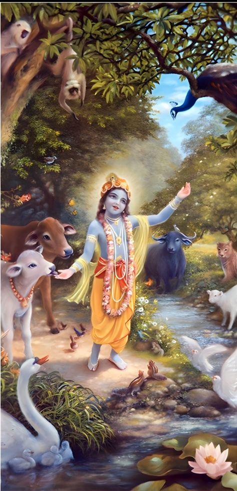 Krishna Avatar, Little Krishna, Radha Painting, Hinduism Art, Lord Krishna Wallpapers, Krishna Wallpapers, Krishna Radha Painting, Radha Krishna Images, Sri Krishna