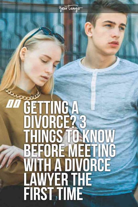 Are you getting a divorce? The divorce process can be tedious and emotional but before the first meeting with a divorce lawyer, there are a couple of things you need to know and be prepared for. #divorce #breakup #lawyer Gray Divorce, Separation Agreement Template, Girlfriends Guide To Divorce, Divorce Tips, Divorce Counseling, Getting A Divorce, Divorce Mediation, Divorce Help, Divorce Advice