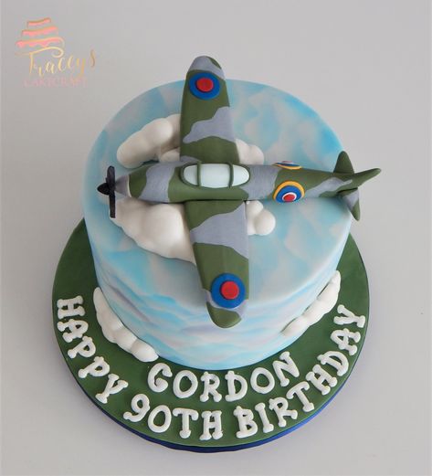 Plane Cake, Airplane Birthday Cakes, 91st Birthday, 90 Birthday, Cake Design Tutorial, Airplane Cake, 90th Birthday Cakes, Planes Birthday, 18th Cake