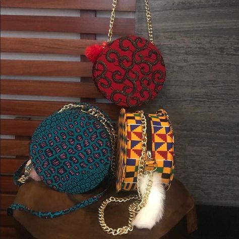 African Handbags, African Fabric Accessories, Traditional Bags, Ankara Accessories, African Print Shoes, Flip Belt, Ankara Bags, Handmade Fabric Bags, African Bag