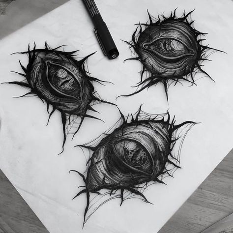 Blackout Tattoo, Skull Art Drawing, Creepy Tattoos, Spooky Tattoos, Dark Art Tattoo, Modern Tattoos, Tattoo Project, 1 Tattoo, Tattoo Art Drawings