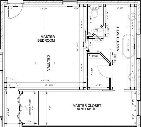 Layout Designs for the Master Bedroom, Bathroom, and Closet En Suite Bathroom Layout, Master Bedrooms And Ensuites, 14x17 Bedroom Layout, Primary Ensuite Layout, Open Bathroom Master Suite, Parents Retreat Bedroom Master Suite Floor Plans, Master Sweet Bedroom Layout, Master Bed Bath And Closet Layout, Masters Bedroom Floorplan