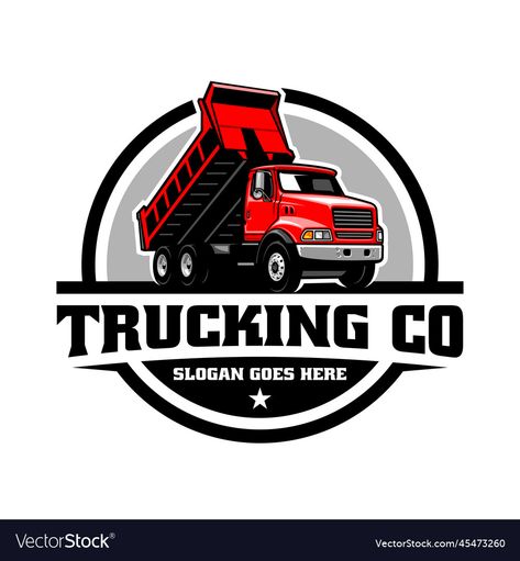 Dump Truck Logo Design Ideas, Truck Logo Design, Hotshot Trucking, Truck Logo, Trucking Business, Instagram Username Ideas, Trucking Companies, Company Logo Design, S Car