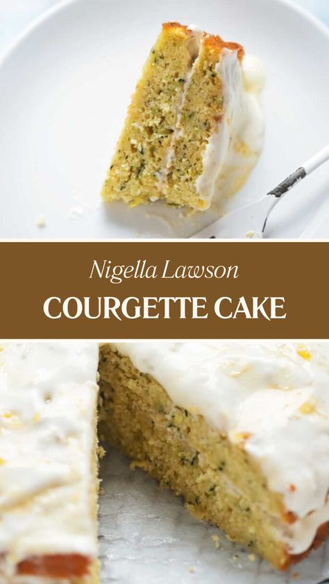 Nigella Lawson Courgette Cake Nigella Lawson Desserts, Courgette Cake Recipe, Courgette Cake, British Cake, Nigella Lawson Recipes, Cake Courgette, Soft Cake, Chefs Table, Golden Raisins