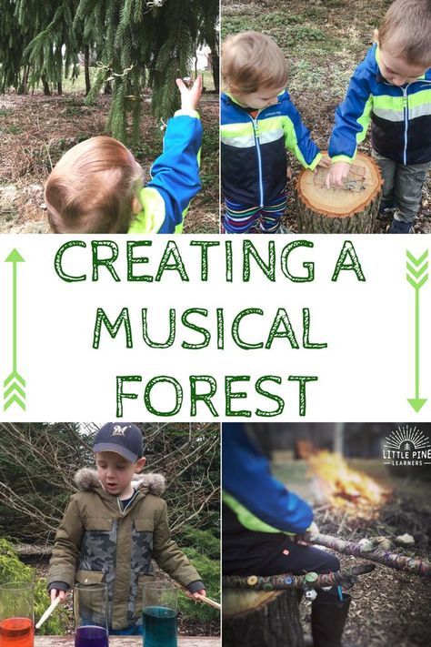 Get outside and make some noise! Turn your yard into a musical forest with these simple instruments. Playing In The Woods, Forest Preschool, Nature Learning, Forest Kindergarten, Moon Activities, Outdoor Learning Activities, Forest School Activities, Nature Education, Make Some Noise