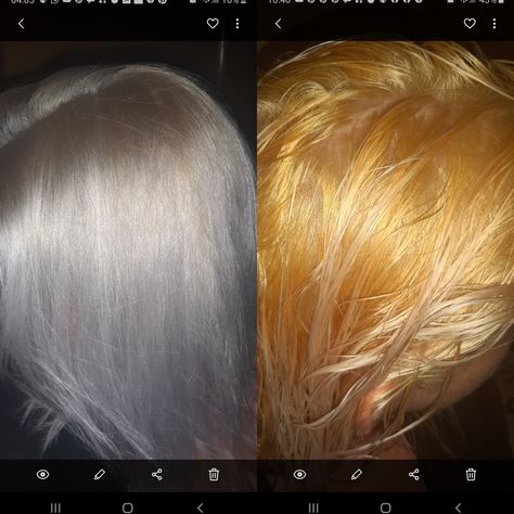 While my hair was pale yellow under flash it shows much stronger yellow. Used macadamia 12/11 20vol 30 min and voila color under flash Bleach Hair, Yellow Hair Color, Yellow Hair, Bleached Hair, Color Inspo, Hair Inspo Color, Hair Colour, Pale Yellow, Macadamia