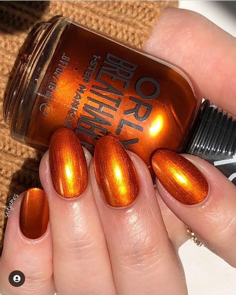 ORLY- Light my Camp(fire) (In the Spirit, Fall/Winter 2022) Opal Nails, April Fools Pranks, Pretty Nail Polish, Camp Fire, Nail Polish Collection, April Fools, Winter 2022, Campfire, The Spirit