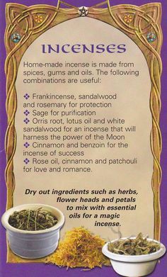 Home-made Incenses (Printable) | Witches Of The Craft® Homemade Incense, Cats White, White Tigers, Kitchen Witchery, Baby Elephants, Magical Herbs, Herbal Magic, Indian Elephant, Bengal Tiger