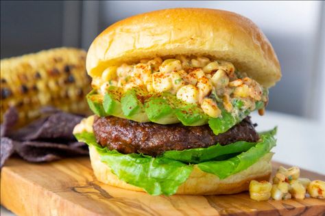 Mexican Street Corn Elote, Freezing Cilantro, Corn Burger, Corn Grilled, Corn Elote, Elote Recipe, Portobello Burger, Vegan Coleslaw, Mexican Street Food