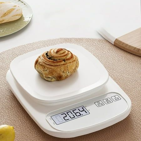 JingChun Smart Digital Food Scale Grams and Ounces, Kitchen Food Scale with Nutritional Calculator,Food Weight Scale for Weight Loss, Macro,Calorie,Cooking,Meal Prep, LCD Display Size: One Size.  Color: Beige. Food Weight Scale, Must Have Kitchen Items, Digital Food Scale, Paris Kitchen, Digital Food, Kitchen Electronics, Digital Kitchen Scales, Portable Food, Food Scale