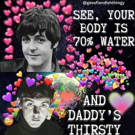 Yummy . . . . . . #thebeatlesgetback #letitmeme #letitbe #thebeatlesfans #paulmccartney #paulmccartneymemes #beatlesmemes #ringostarrbucks #beatles #stopringohate #stopringoneglect #ringostarr #thebeatles #thebeatlesmemes #georgeharrison #paulmccharmley #johnlennon #peaceandlove #ringosus #maccasaysno #beatlesbiopic #georgeparasol #garrycrimble #johnlemon #brackets #musicmemes #sirpaulmccartney #sirrichardstarkey Beatles Diy, Mi Phone, John Lemon, Bug Boy, Sir Paul, Silly Goofy, Ringo Starr, George Harrison, Music Memes