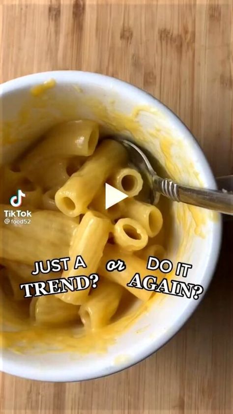 *** Food@food on TikTok Is the mug Mac and Cheese just a trend Lets find out!  Recipe cred... Video Healthy snacks recipes...od videos cooking...cipes,